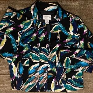 Floral Patterned Women's Jacket